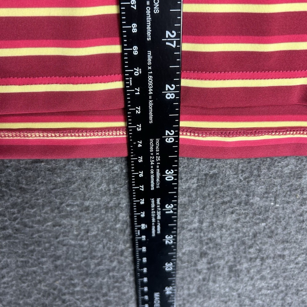 Greyson‎ Polo Shirt Mens S Red Wasaga Sugarcane Stripe Performance Golf - Picture 8 of 11